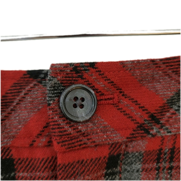 Eddie Bauer Red Plaid Wool Skirt Size 8 - Picture 5 of 9